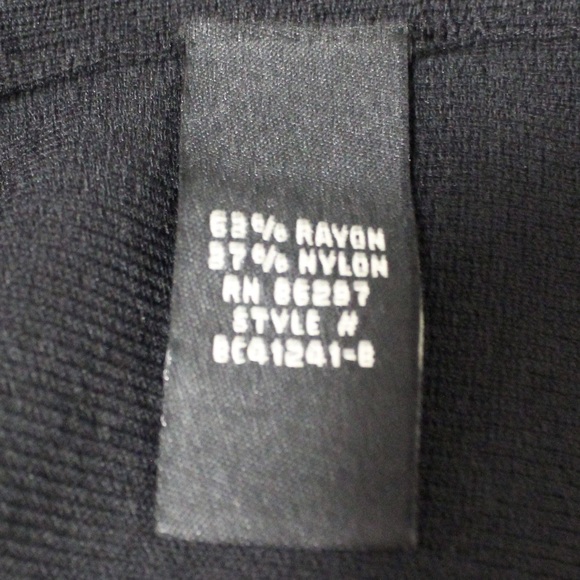 BCBGMaxazria Black Knit Embroidered Sleeveless - Picture 5 of 5